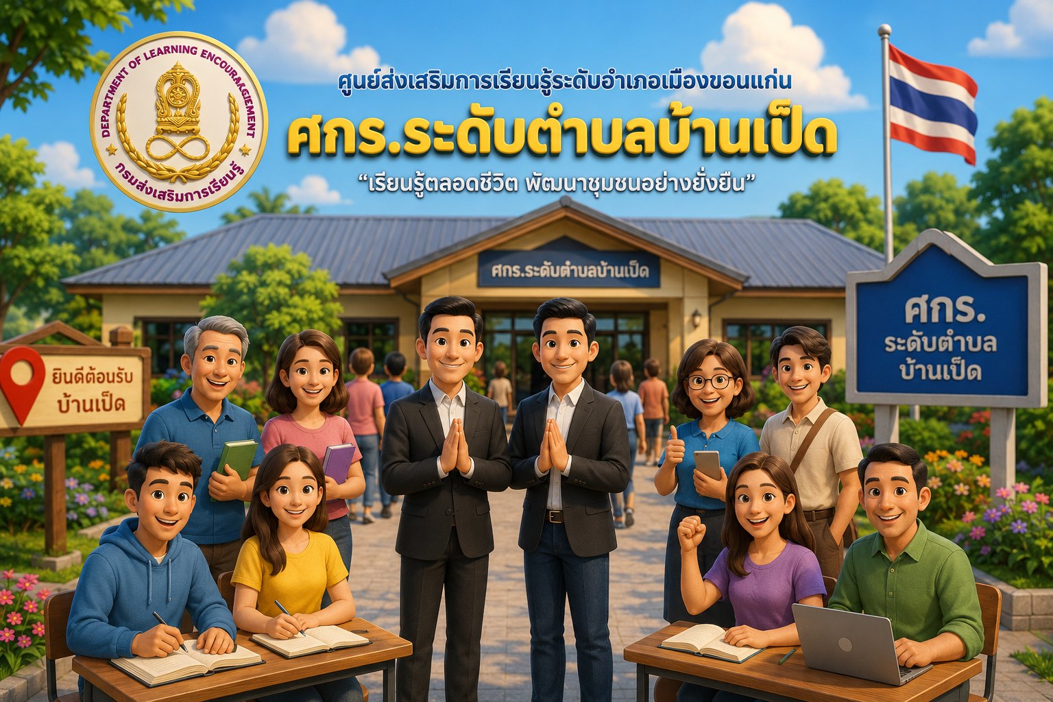 ศูนย์​การเรียนรู้​ระดับ​ตำบล​บ้าน​เป็ด
