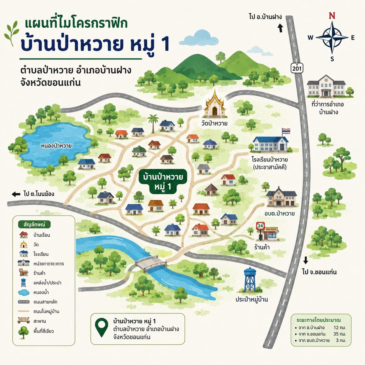 Infographic แผนที่
