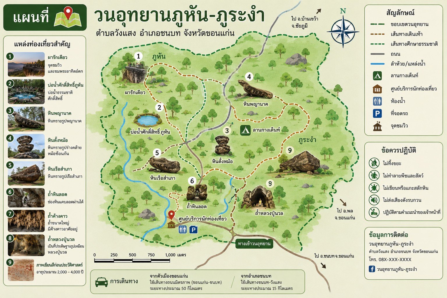 Infographic แผนที่